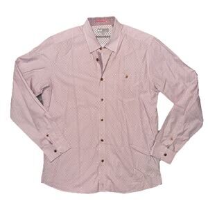 Ted Baker London Pink Long Sleeve Dress Shirt Size 4